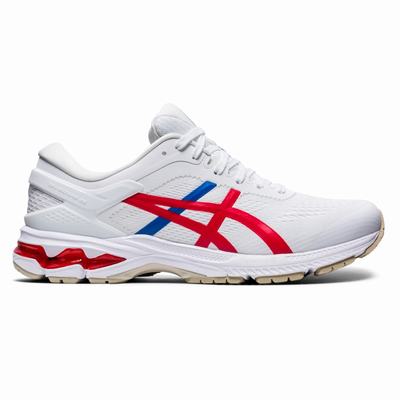 Asics Gel-Kayano 26 Retro Tokyo - Miesten Juoksukengät - Valkoinen/Punainen